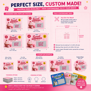 Custom Bakery Sweet Cupcake Shop Promotion Scratch <b>Cards</b> Wholesale Cute <b>Wedding</b> Party Gift Thank You Scratch Off Reward <b>Cards</b> - Product Image 2