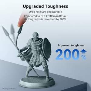 Résine texturée Anycubic 1Kg Gris HD pour modèles d'impression 3D - Product Image 4