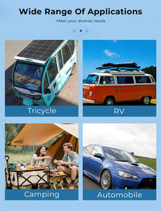 Kit de panneaux solaires pliables, chargeur solaire portable Swalle 400W avec câble de 10 pieds, station d'alimentation <span class=keywords><strong>Jackery</strong></span> EcoFlow <span class=keywords><strong>Bluetti</strong></span>, norme américaine - Product Image 4