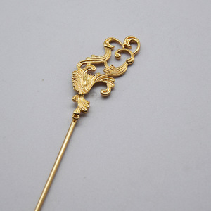 Pasadores de Pelo Estilo Antiguo, Chapados en Oro y Plata, de Cobre, Accesorios Hanfu para Uso Diario - Product Image 4