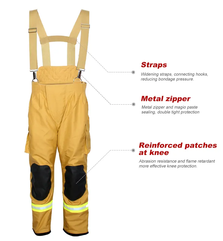 Aramid Fire Fighter Flame Retardant Clothing Fire Approach Clothing