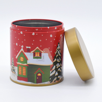 Boîte en métal ronde personnalisée avec logo, qualité alimentaire, pour poudre de matcha, thé, café, boîte à thé