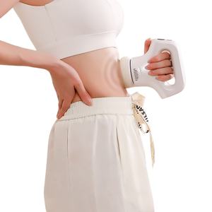 Masajeador Corporal Portátil Giratorio con Vibración, Alimentado por USB, Pantalla de Cristal Líquido, Ajuste de Fuerza de 12 Niveles, Temporizador, Personalizado de Fábrica - Product Image 1