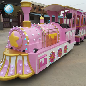 Train sans rail populaire en promotion pour parcs d'attractions, à usage commercial, télécommandé à batterie, pour <span class=keywords><strong>adultes</strong></span> et enfants - Product Image 1