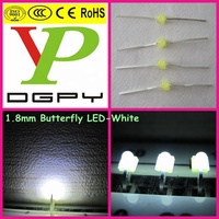 Mini diode led haute intensité, 5 pièces, alimenté par batterie, haute intensité, lampe simple (CE et RoHS)