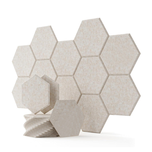 <span class=keywords><strong>Panneau</strong></span> <span class=keywords><strong>acoustique</strong></span> PET hexagonal Conception en nid d'abeille résistante aux intempéries Résistance à l'humidité de 9mm pour terrasses couvertes Conception graphique pour - Product Image 3