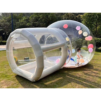 Maison de tente igloo à bulles transparentes de 3 mètres dôme gonflable de ballon pour les fêtes d'enfants ou d'adultes de l'usine de tentes gonflables