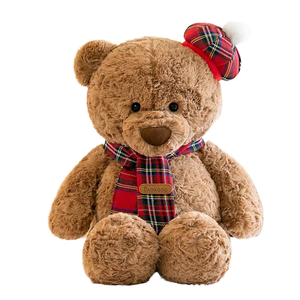 Peluche Ours en Peluche Ryan en Pyjama, Jouet Doux en Forme d'Ours, Cadeau de Noël Parfait pour les Enfants - Product Image 1