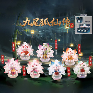 Yu Mo Nine Tailed Fox Fairy Legend 2ème Génération Boîte Mystère Figurines en Résine Jouet de Collection Ornement de Bureau Cadeau - Product Image 1