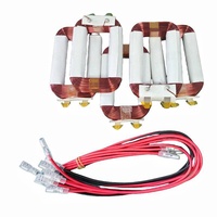 Bobine primaire en fil de cuivre pur, transformateur de four à micro-ondes 900W, 220V-240V E105 30.5mm*86mm, avec fils, bobine de générateur