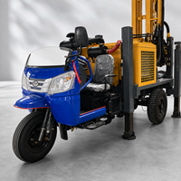 Foreuse mobile Feiyang pour puits d'eau, moteur diesel, pompe, forage 140-254 mm, profondeur max. 300 m, facile à utiliser