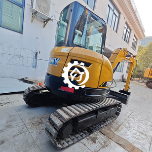 Mini-excavatrice SANY SY35U d'occasion, machine de construction compacte à chenilles hydraulique d'origine pour petits travaux de terrassement urbains - Product Image 5