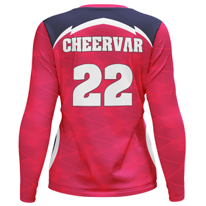 ชุดวอลเลย์บอลคอกลมแขนยาวสำหรับผู้หญิงชุดเล่นวอลเลย์บอลฝึกซ้อมแข่งขัน - Product Image 6