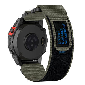 Eraysun 20/22/26mm correa elástica de liberación rápida pulsera reemplazable para <span class=keywords><strong>Garmin</strong></span> Fenix 8/E/Enduro3 correa de reloj de nailon de tela - Product Image 5