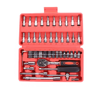 Ensemble de clé à douille à cliquet, tournevis, outils à main bon marché de chine 46 pièces