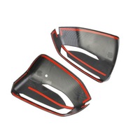 Pour 2019 2020 2021 2022 2023 hyundai palissade accessoires fibre de carbone style voiture rétroviseur couverture