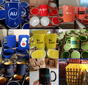 Wholesale Assorted Color Solid <b>Ceramic</b> Mug, Custom Logo Blank Sublimation Coffee <b>Cup</b> for Promotional Gifts - Product Image 6