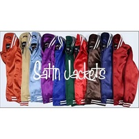 Veste universitaire en satin populaire pour hommes et femmes, veste bomber de baseball d'hiver, broderies en chenille, motifs de lettres, appliques