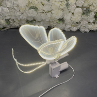 Lampe LED papillon à motif imperméable IP65 au design moderne avec mouvement, décorations pour événements et fêtes, lumières LED pour mariage