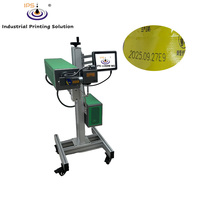 Máquina de Codificación Láser de CO2 IPS LC60F MG 60W, Grabador Láser de CO2 de 110 mm x 110 mm para Latas de Aperitivos, Cartón, Tuberías de HDPE