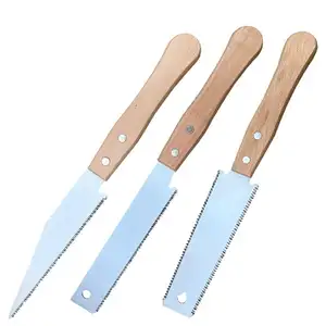 Zhixin 6/7/8 Inch Hand Saw Double Edge Pull Saw Japanese type Wood Saw Flexible Blade Beech Handle for Woodworking Tools