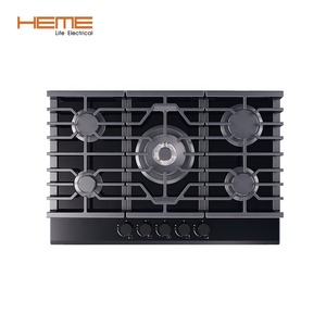 Fornitore cinese piano cottura da incasso in vetro temperato spessore 8 mm piano cottura a <span class=keywords><strong>Gas</strong></span> a 5 fuochi per cucina cucina <span class=keywords><strong>30</strong></span> pollici Cocina a <span class=keywords><strong>Gas</strong></span> - Product Image 1