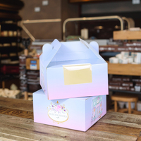 Boîte à desserts de Noël écologique Emballage alimentaire en papier sulfurisé personnalisé