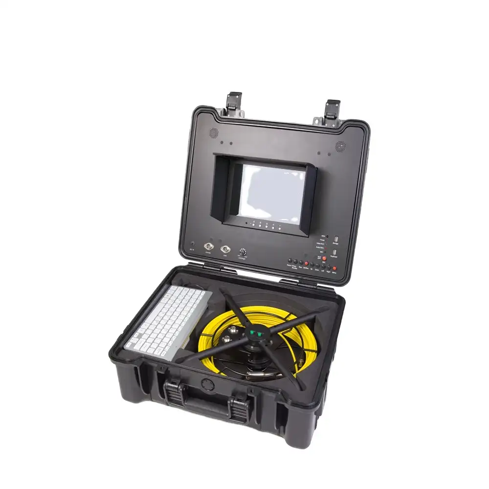 Vicam 23mm tragbare HD-Video-DVR-Kamera 10-Zoll-Bildschirm Industrial Pipeline Endoskopie-Tiefen zähler Small Pipe Observation Camera