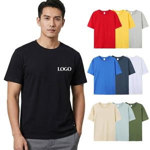 T-shirt unisexe en coton vierge à col rond, plusieurs options de couleurs, durable, lavable en machine, logo personnalisé pour la publicité événementielle et le quotidien - Product Image 1