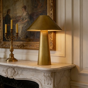 โคมไฟตั้งโต๊ะรูปเห็ด โคมไฟโมเดิร์น สไตล์นอร์ดิก ไฟ LED โคมไฟกลางคืน ดีไซน์มินิมอลใหม่ สำหรับห้องนั่งเล่น ห้องนอน โต๊ะข้างเตียงหรือโต๊ะทำงาน ปรับความสว่างได้ - Product Image 2