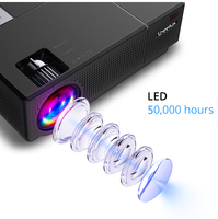 Projecteur CHEERLUX 1080P Full HD 3D avec correction automatique de la distorsion trapézoïdale et éclaircissement Proyector Beamer