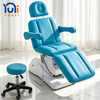 Fauteuil de massage électrique réglable en cuir PU de haute qualité, table d'examen gynécologique pour salon et hôpital