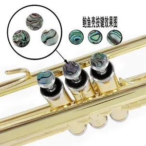 Brass instrument trumpet button pressing hand cover trumpet fitting tool