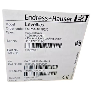 Endress+Hauser FMP51-1F185/0 Débitmètres à aires variables pour air et gaz, sonde à câble, boîtier en plastique, personnalisable OEM - Product Image 1