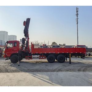 รถบรรทุกติดเครนพับได้ Dongfeng K5 6x4 ขนาด 12 ตัน สำหรับยกและขนส่ง - Product Image 5