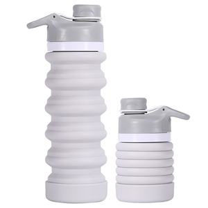 Bouteille d'eau pliable télescopique en silicone grande capacité pour le sport et les activités de plein air, idéale pour la consommation directe – Vente en gros - Product Image 5