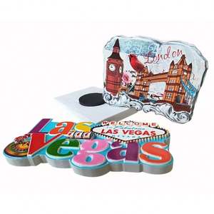 Recuerdos Turísticos, Imán de Refrigerador Personalizado, Artesanía Decorativa Pintada, Imán para Refrigerador de Diferentes Países - Product Image 3