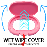 Couvercle amovible pour lingettes humides, couvercle d'étanchéité, couvercle pour mouchoirs, couvercle en plastique rabattable, couvercle d'emballage pour gants en nitrile en matériau PP