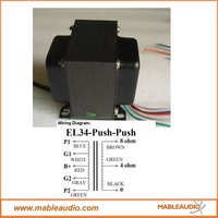 Transformador de salida para amplificador de tubos Mable Audio MATR0043 EL34PP Push Pull