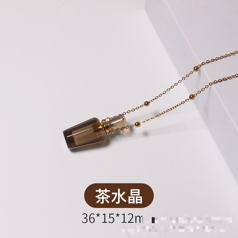 Forme de bouteille de quartz fumé