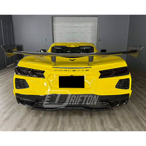 Alerón Trasero de Fibra de Carbono Estilo Drifton ZR1 con Tejido 3K/6K/12K para Chevrolet Corvette C8 Stingray Z51 2020-2026 - Product Image 4