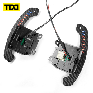 Palettes de changement de vitesse magnétiques en fibre de carbone TDD LED pour volant Chevrolet Corvette C8 - Product Image 1