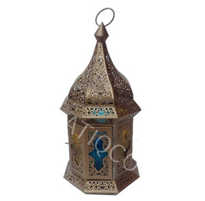 Atiqco High Quality Iron Metal Square Handmade Lantern Home Garden Decor Classic Style Hanging Christmas Diwali Parties Outdoor - Product Image 2