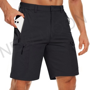 Pantalones Cortos Cargo Personalizados para Hombre, Talla Grande, Color Sólido, Cierre de Cremallera, Múltiples Bolsillos, Holgados, para Deportes al Aire Libre - Product Image 6