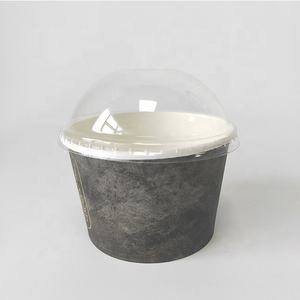 Récipient en papier pour crème glacée Tasse en papier pour crème glacée Bol à salade avec couvercles en papier - Product Image 4