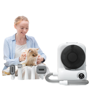 4-em-1 Pet Grooming Kit Novo Design Material ABS Pet Care Device Deshedding Aspirador de pó com caixa removível Litter - Product Image 2