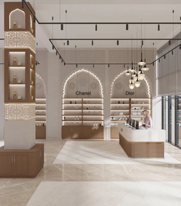Conception d'intérieur moderne pour magasin de cosmétiques, vitrine de cosmétiques pour centre commercial, comptoir d'exposition de cosmétiques - Product Image 5