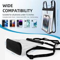 ZONYSUN nouveau Style pochette étanche PVC haute Transparent étanche téléphone sac étanche sac à bandoulière pour les Sports de plage