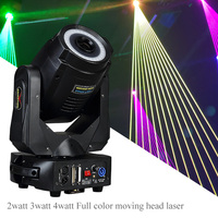 AOPU 2W 3W RGB tête mobile Laser scène lumière Laser spectacle Animation LAser têtes lumière pour Concert