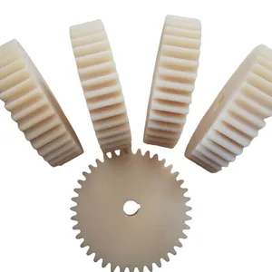 Customized Cnc Machining Milling Turning Parts Fabrication Service Nylon Uhmw-pe Parts Plastic Gear